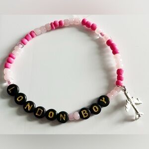 Taylor Swift Eras Tour Friendship Bracelet London Boy Lover with plane charm